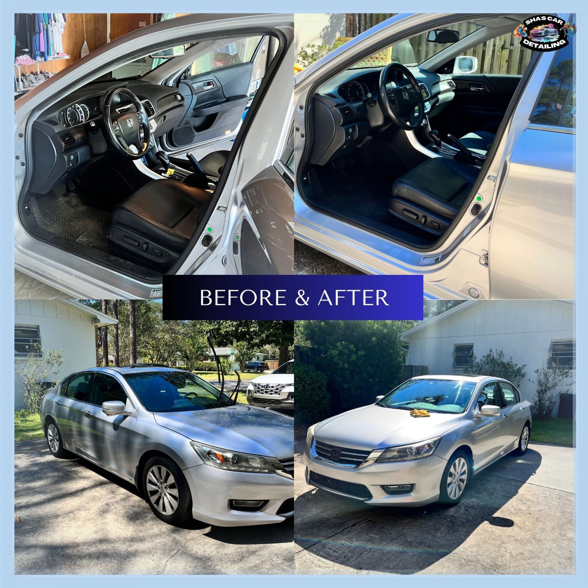 Premium full detail before and after pictures